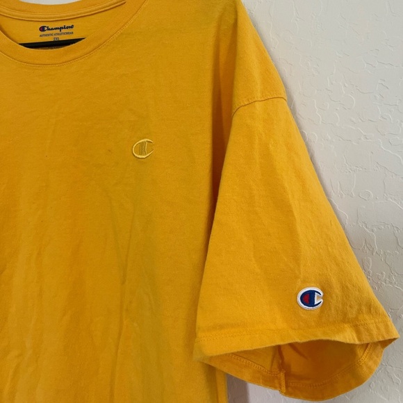 Champion Men’s 2XL Classic T-Shirt Lot Of 2 Cotton Embroidered Logo Tee Casual - Picture 8 of 9